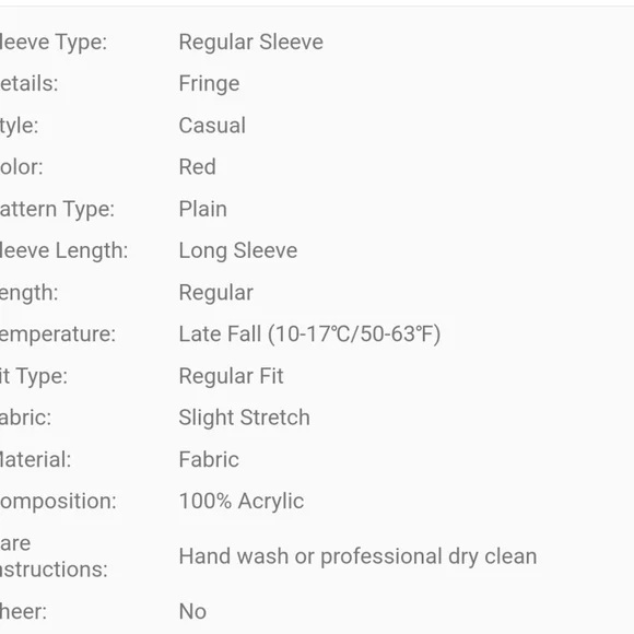 New fringe shaggy sweater - Picture 2 of 7